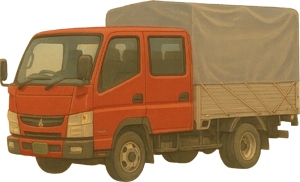 ダブルキャブ車両